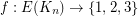 $ f : E(K_n) \rightarrow \{1,2,3\} $